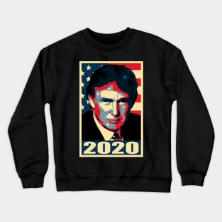 Donald Trump 2020 And Stripes Crewneck Sweatshirt